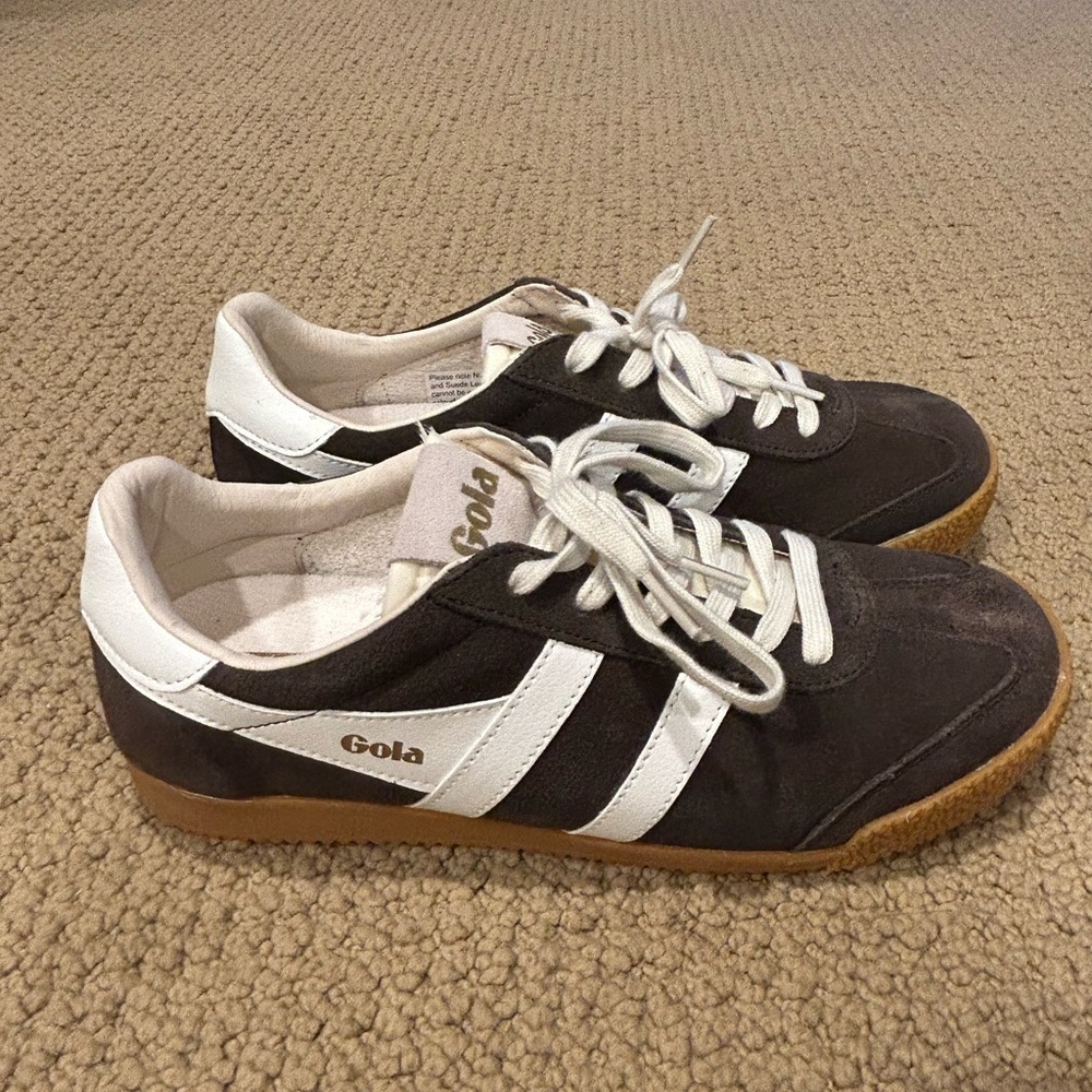 Gola Women's Brown and White Athletic Shoes